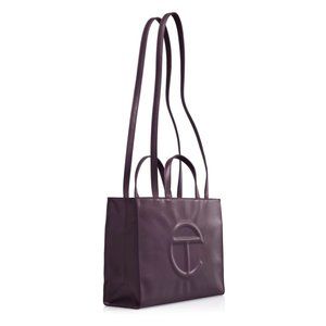 TELFAR eggplant purple medium shopping bag - NWT - still in box